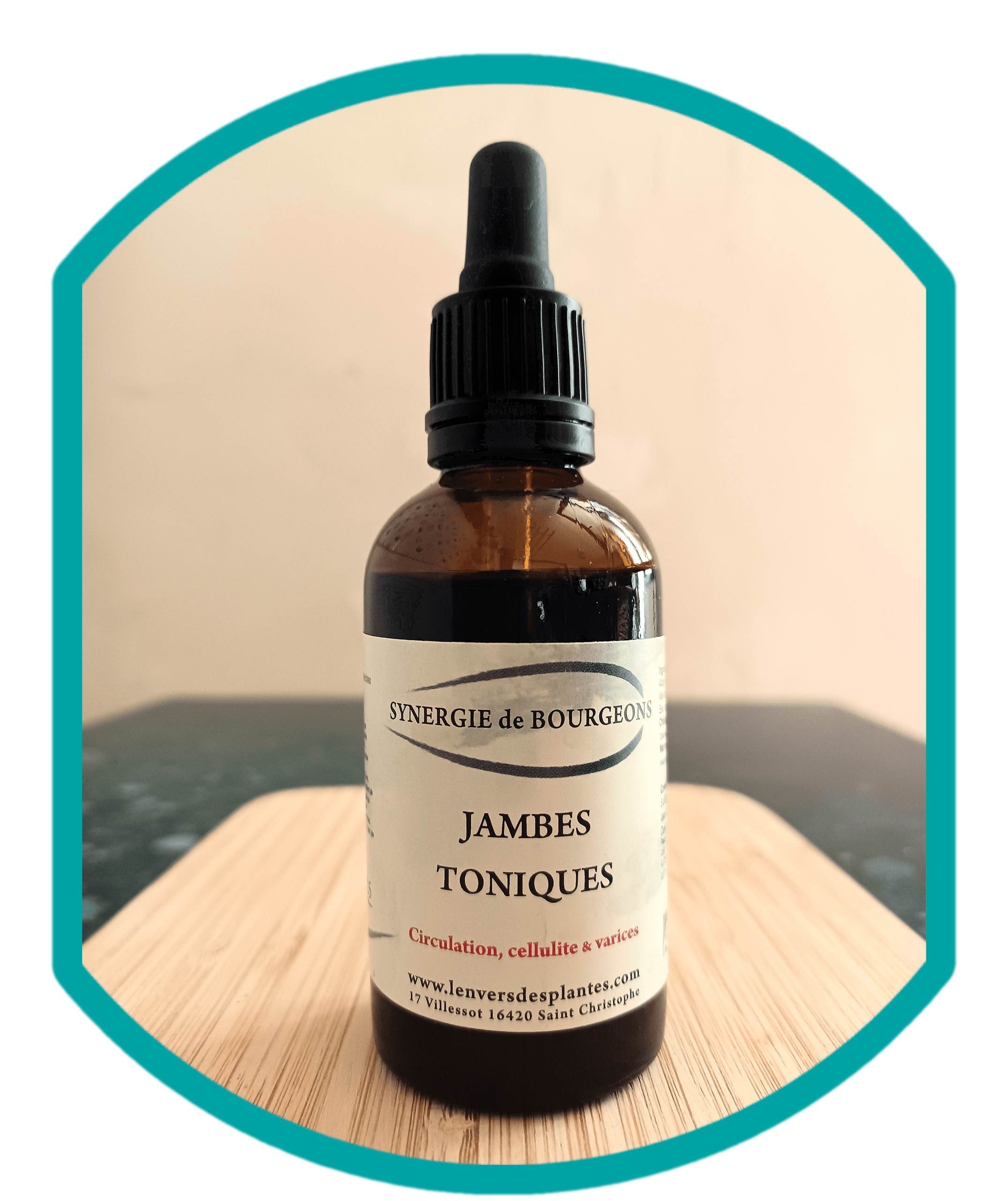 Flacon synergie de bourgeons jambes toniques