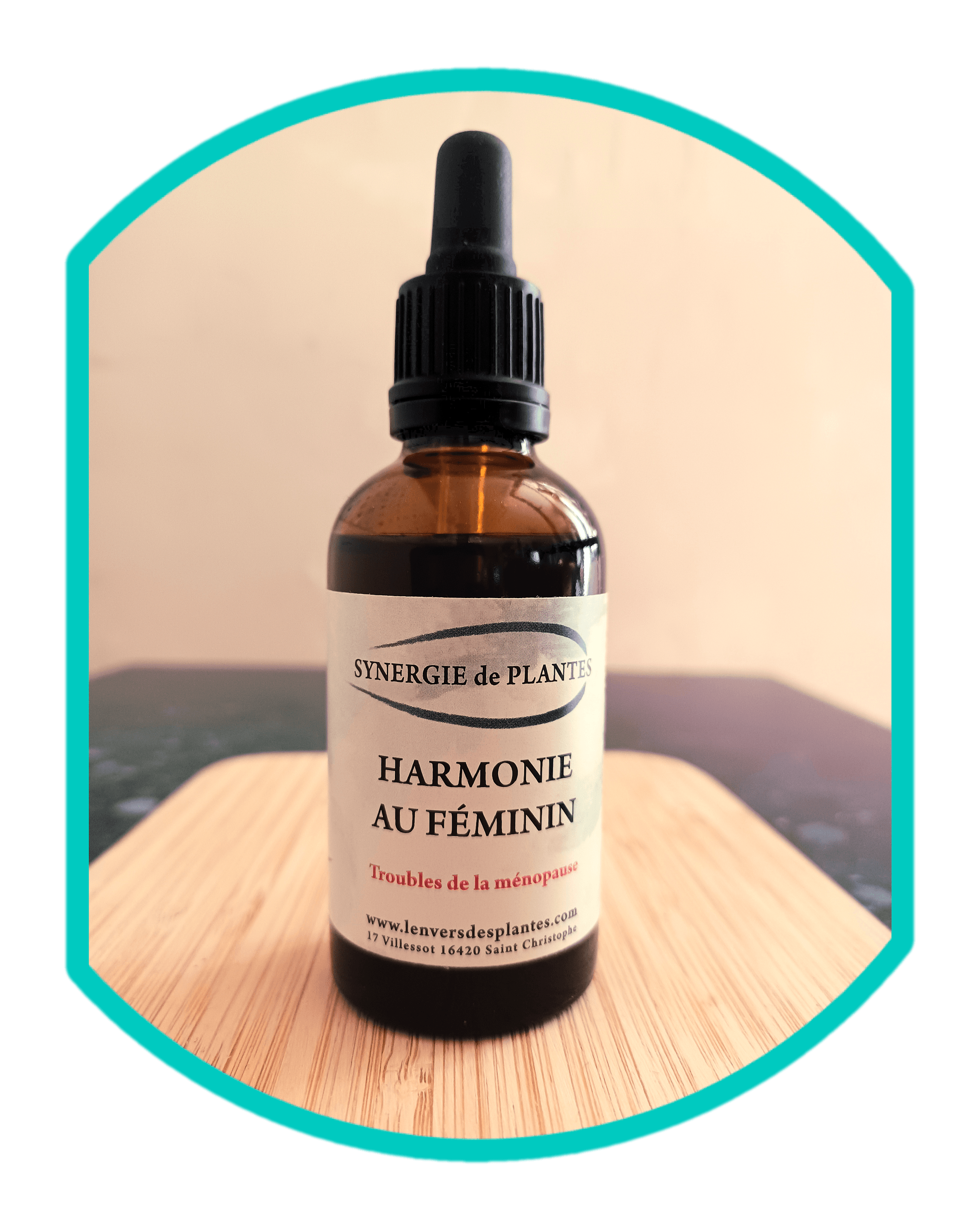 Flacon synergie de plantes harmonie féminin - menopause