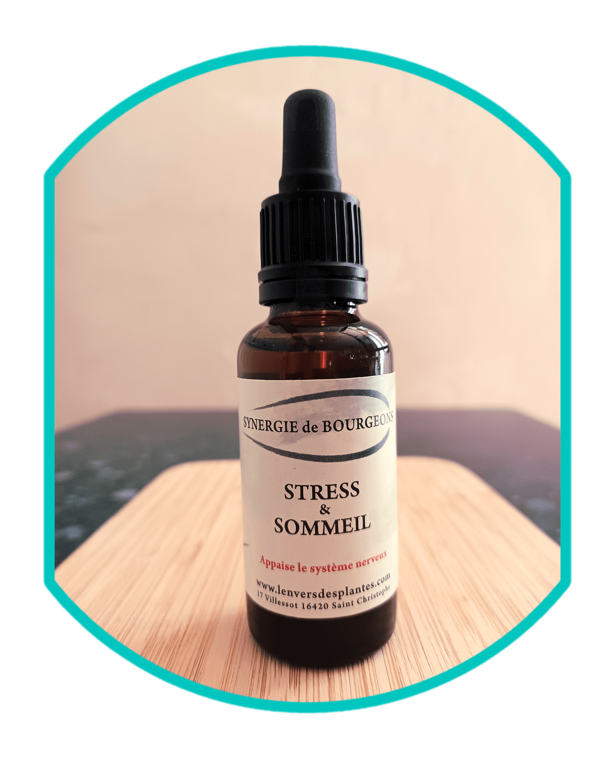 Flacon synergie de bourgeons stress et sommeil