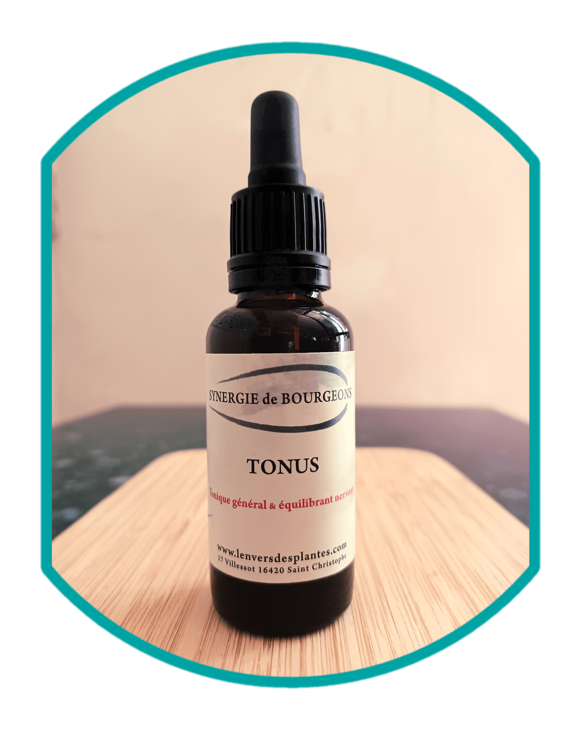 Flacon synergie de bourgeons tonus