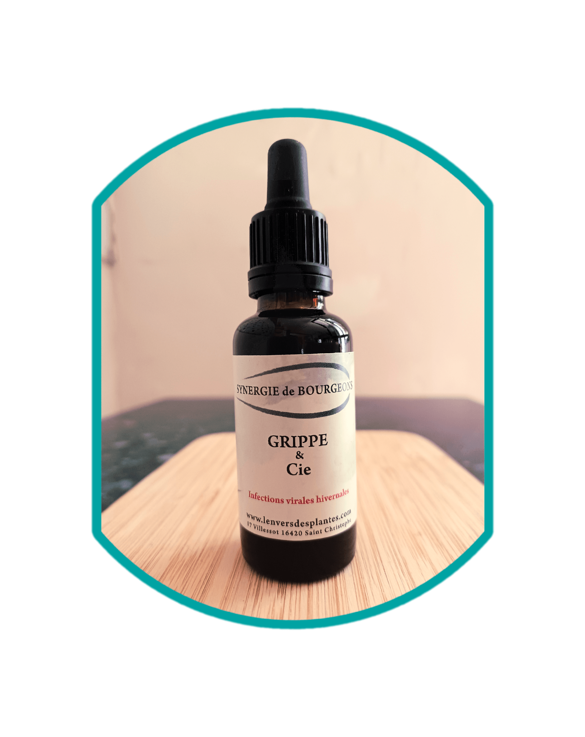Flacon synergie de bourgeons grippe & cie