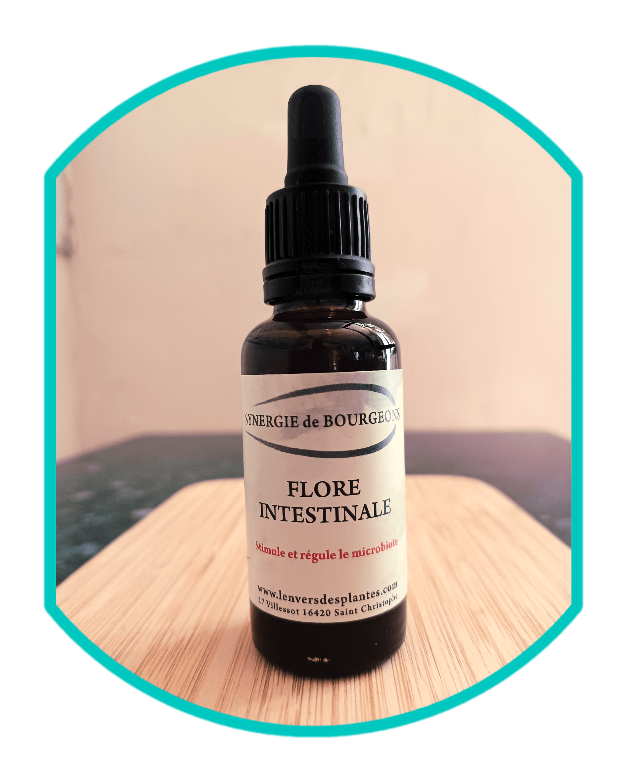 Flacon synergie de bourgeons flore intestinale